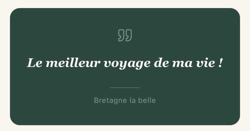 Un coup de cœur noté pendant le voyage